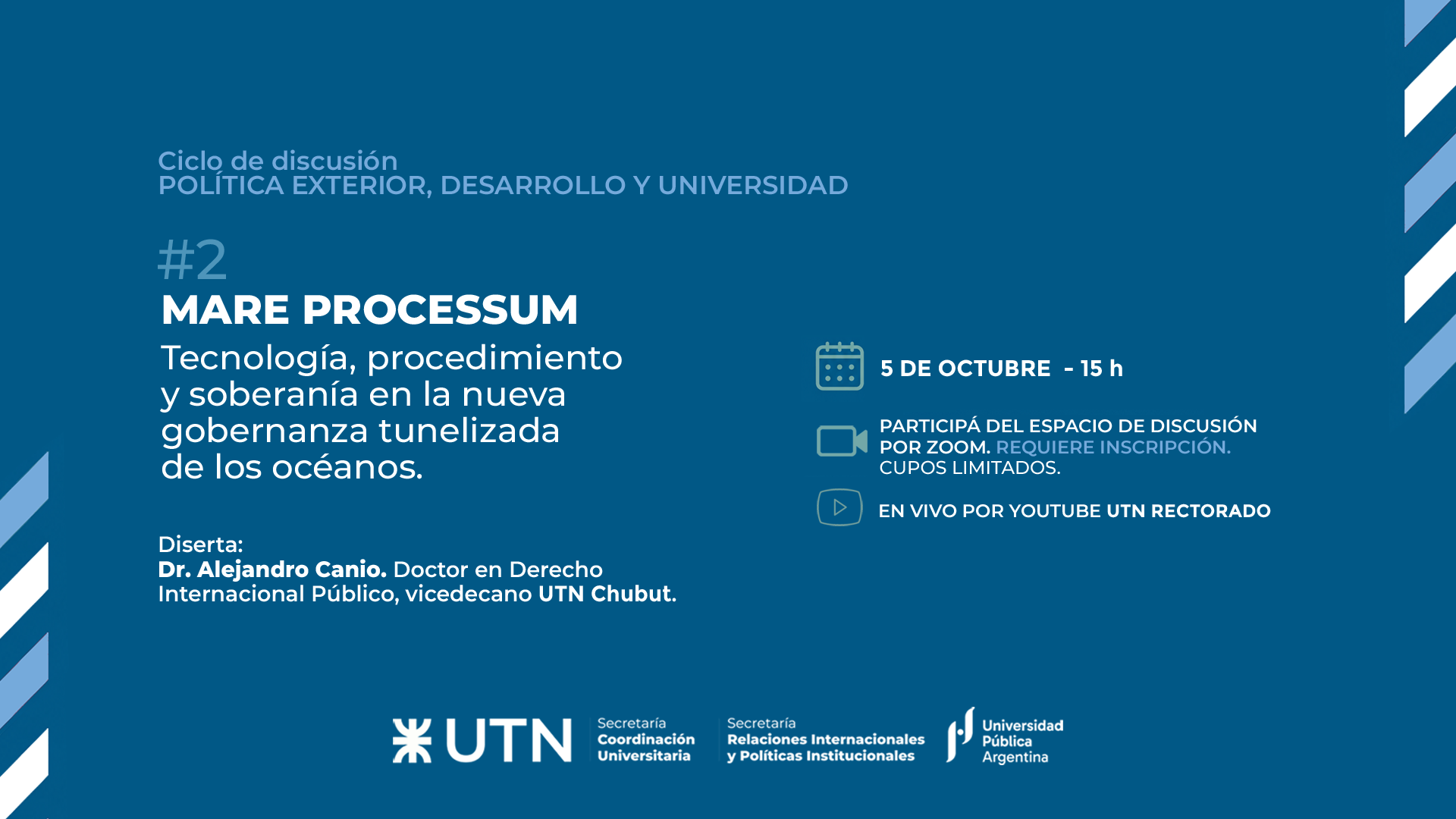 La UTN presenta una propuesta sobre tecnología y gobernanza de los océanos