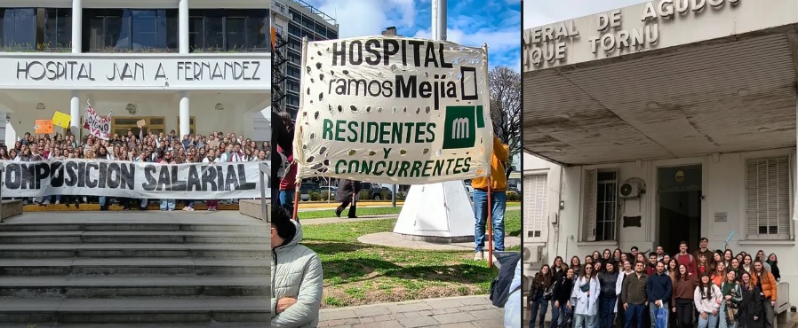 Residentes y concurrentes de CABA paran y marchan al Ministerio de Salud porteño - Pura Ciudad